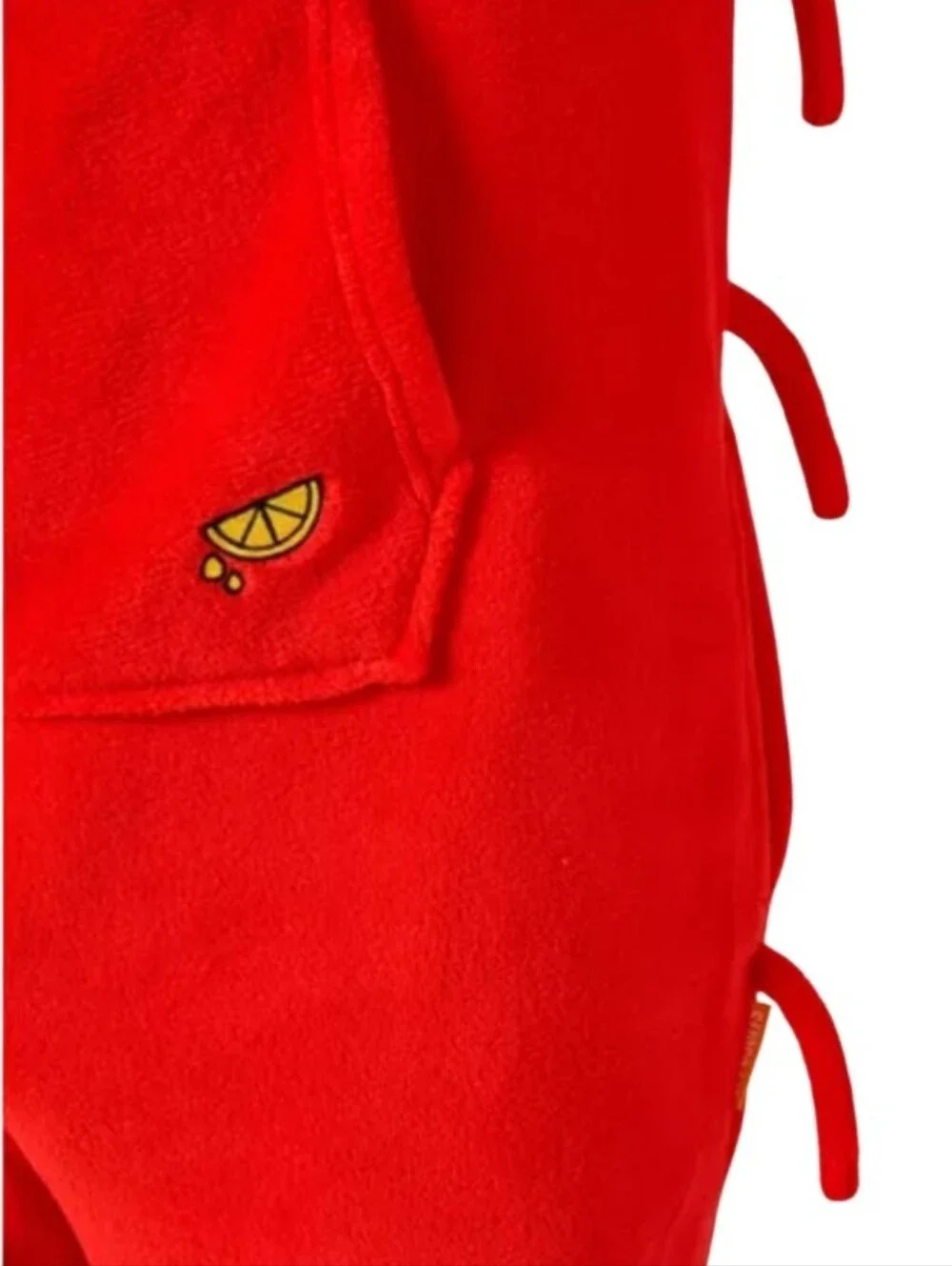 Kids Red Lobster  One-Piece Hooded Jumpsuit - Sz Small Nwt